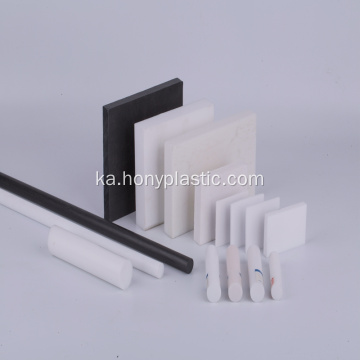 PTFE ROD PTFE ბარი 100% სიწმინდე PTFE